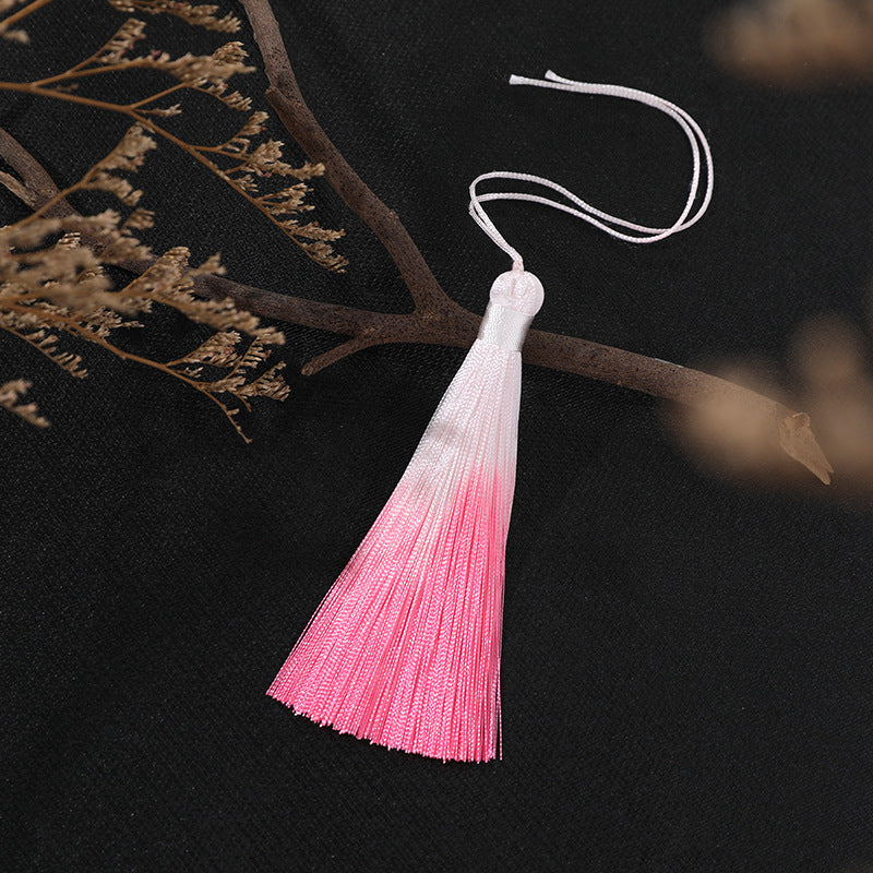 Wholesale 10pcs 10CM Gradient Tassel Ear Pendant Accessories